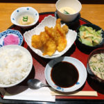 大多羅駅から徒歩約10分　和食にしざきのランチタイムは、揚げ物中心の、日替定食と天ぷら定食が人気！