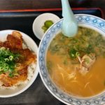 長船駅から車で3分 中華そば マルバン邑久店は、鶏ガラと豚骨の2種類のスープ!そしてセットメニューの丼はボリューミー!