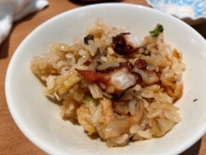 岡山駅前の本格和食の店 菊正 四季の味 たかはしにて貸切状態で予約限定のランチ、ミニ懐石をタコ飯と共に心ゆくまで味わう