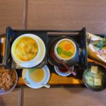 邑久駅から徒歩10分 創作おもてなし料理 美膳 の「おもてなし御膳」は、個室で頂く平日限定のランチで、メインに刺身を選択!