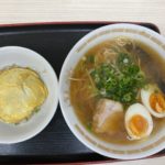 高島駅から車で5分 とん亭ラーメンはアゴ(トビ魚)ベースのあっさりスープ ランチはミニチャーハンが付いて680円でコスパ良し!