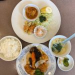倉敷 児島駅から車で2分 中華料理の店、又一別館の日替わりランチで中華丼セットと迷うも、酢豚をオーダー