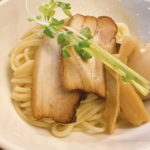 岡山駅西口から車で3分【つけ麺 烏城】にて烏城ソバと迷うも、つけ麺を初体験！太麺と魚介系スープのコクと旨さに舌鼓