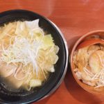 備前西市駅から車で3分【情熱の塩らーめん 嵐家 下中野店】の鶏ガラスープが伝説の塩ダレとベストマッチ!チャーシュー半熟卵めしも美味い!