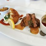 岡山市南区【Cafe Restaurant OLIVE(オリーブ)】にて初ランチ!よくばりOLIVEセットをオーダー!メインのハーフステーキが楽しみ!