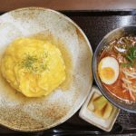 西大寺駅から車で5分【中華麺飯 みんみん西大寺店】にてランチは人気ツートップのオムチャーハンと担々麺のセット!