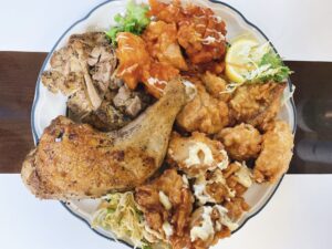 【岡山市南区のテイクアウト】鶏料理専門店 骨付鳥 パチャマンカの持ち帰りメニューが好物の茶色系オンパレード!
