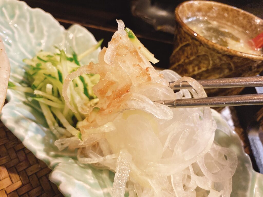 日韓食堂のサラダ
