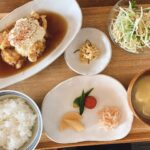 岡山市北区 県庁通り近くの【中村食堂】での初ランチはチキン南蛮定食に決定!カラマヨや鶏のチリソースも美味しそう・・