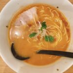 高島駅から車で5分【創作らーめん 薑屋(はじかみや)】夕食タイムで選んだのは小柱と豚骨のトマトらーめん!
