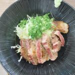 備前市の24時間営業の食堂【大阪屋】ランチタイムにロースステーキ丼!牛カルビ丼も美味しそう