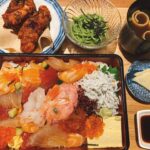 岡山市北区【淡路キッチン とりぶ】ランチタイムに淡路鶏重と土日限定の海鮮重!インスタフォロワーには珈琲サービス!