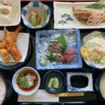 岡山市北区 一宮高校北隣【食彩 むく乃実】プチ贅沢な和食でランチタイム!日替りと迷いつつ海の幸御膳をオーダー!