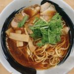 岡山商大近く【らーめん桜】定番のとんこつ醤油と迷うも、初訪問は特製あごだし醤油ラーメンをオーダー!
