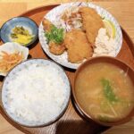 岡山市北区 市役所近く【食堂 くるり】限定10食のミックスフライに満足するも大きなアジフライがやっぱり気になる!