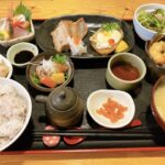 岡山市中区【和カフェ 花かまくら 円山店】2年ぶりのランチも刺身に天ぷら、牛サーロインと和洋の料理に舌鼓
