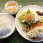 岡山市北区【ランチ&バル パパズキッチン】チキン南蛮のサクサク感とタルタルの相性が抜群!