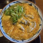 岡山市東区【丸亀製麺 東平島店】ランチタイムは冬限定の「牡蠣たまあんかけ」!体の芯からあったまる~
