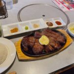 瀬戸内市邑久町【焼肉 ふくざき】焼肉店で食べるランチは10食限定の「どぇれぇステーキ」1ポンド！