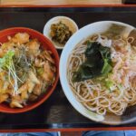 岡山市東区【山や 一休庵】ぶっかけそばと鶏ハラミ丼のセットで869円!コスパいいランチで満腹&体もホカホカ