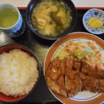 赤磐市【サンデー】ノスタルジックなレストランでの時間差ランチはまったりとトンカツ定食!