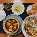 瀬戸内市【台湾料理 天福 邑久支店】刀削麺・麻婆豆腐・唐揚げ・ご飯・デザートまで付いて968円!満腹・・・