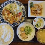 岡山市北区【癒し飯 ぺろり】唐揚げとネギソースの相性抜群!小鉢も味噌汁も漬物も美味しく通いたくなる定食のお店!