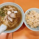 岡山市北区【宝来軒】行列のできる中華の老舗店での初ランチは「ラーメンとやきめし」の宝来セット700円!