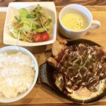 岡山市中区【キッチン サクラ】人気の秘密は美味しさとボリューム!?ホエー豚の豚トロがデミカツと相性抜群!