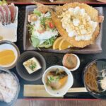 【古民家ダイニング 薩摩きりさめ屋】定食が大人気!日替りのハマチに驚きアジフライのデカさと美味しさに感動!