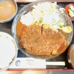 倉敷市【とんかつ 八かく】300gのデミカツとトンテキが想像以上の存在感ながらも柔らかくて美味しくてサラッと完食!