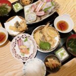 倉敷市【中庄魚食堂 魚のとりやまさん】ランチは最強お造り定食と天ぷら定食!小鉢やみそ汁も全部美味い!