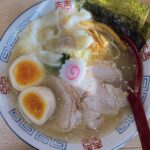 朝ラーメン継続!【ワンタン チンタン アンポンタン】スタミナラーメンと迷いつつ特製塩ラーメンをオーダー!