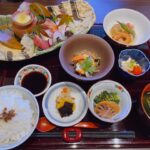 岡山市北区【さかな処 和】こだわりの魚料理をランチで堪能!松花堂とお造里御膳を頂き「焼さば寿司」は持ち帰り!