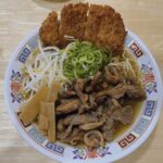 岡山市東区【幸や(ゆきや)】数量限定の「新おやどりそば」にカツをトッピング!スープも旨味たっぷり~!