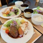 岡山市中区【食堂 Eruma(エルマ)】エビカツとハンバーグが大人気!Wメイン定食はどちらも楽しめてオトク!