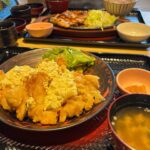 【大戸屋ごはん処 岡山円山店】初ランチはチキン南蛮1.5倍定食と炭火焼鉄板トンテキに決定!