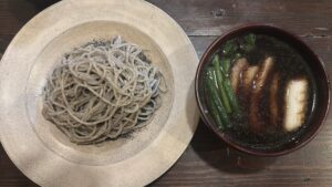 赤磐市【そば切り 來輪】くるりセットは「そばがき」と「鴨汁そば」付でオススメ!古民家の雰囲気もいい!