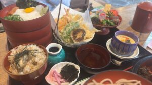 岡山市北区【ぼっこうそば水仙亭 本店】ランチは50年以上続く老舗の蕎麦!味にも量にも満足!