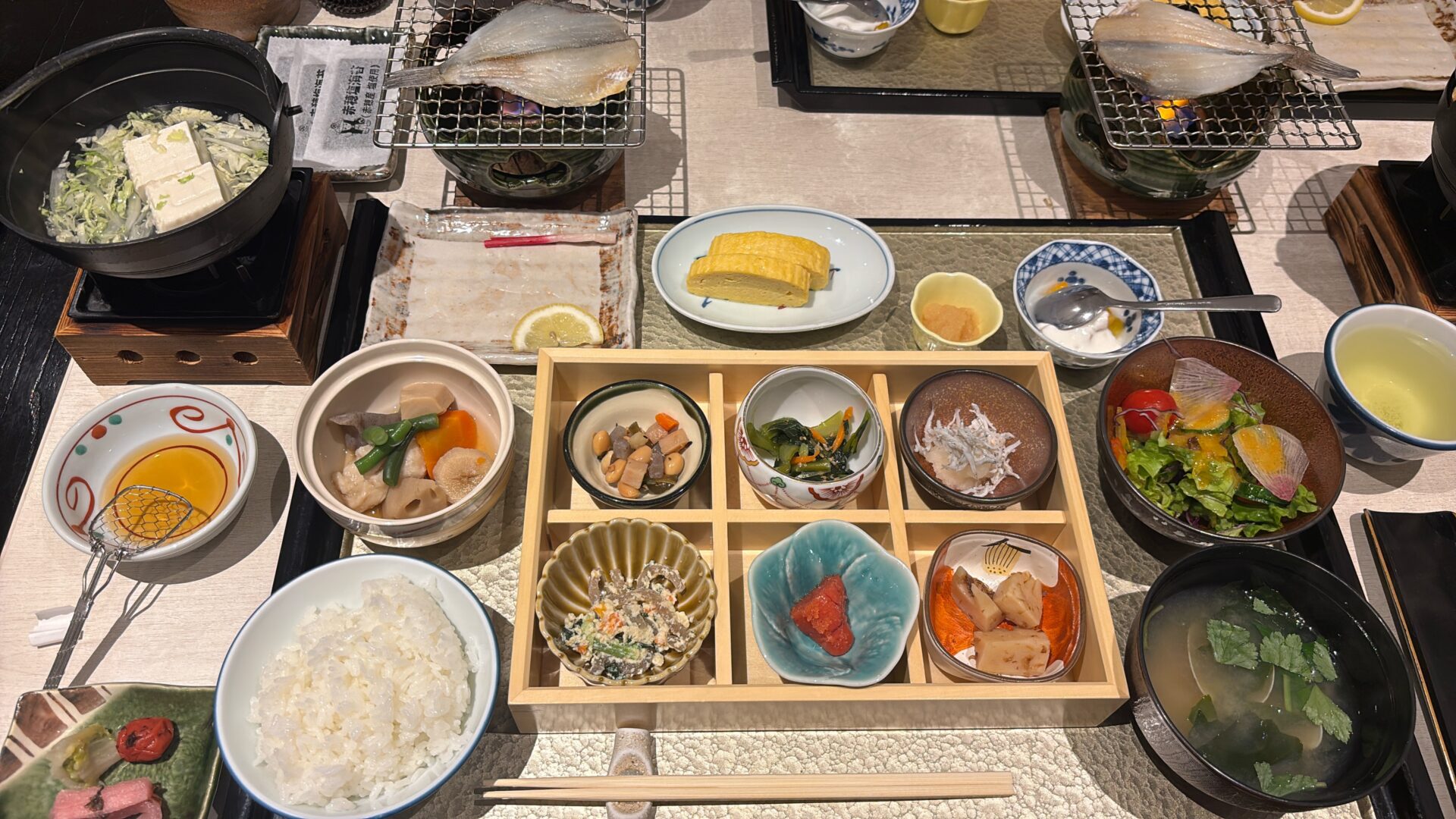 【赤穂温泉 絶景露天風呂の宿 銀波荘】眼下に広がる海の輝きに感動!夕食と朝食も豪華で満足!!<番外編>