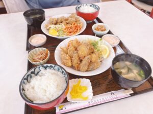 牛窓町【レストラン新月】季節限定のカキフライを堪能する3月恒例のランチタイム!予約がおススメ!!