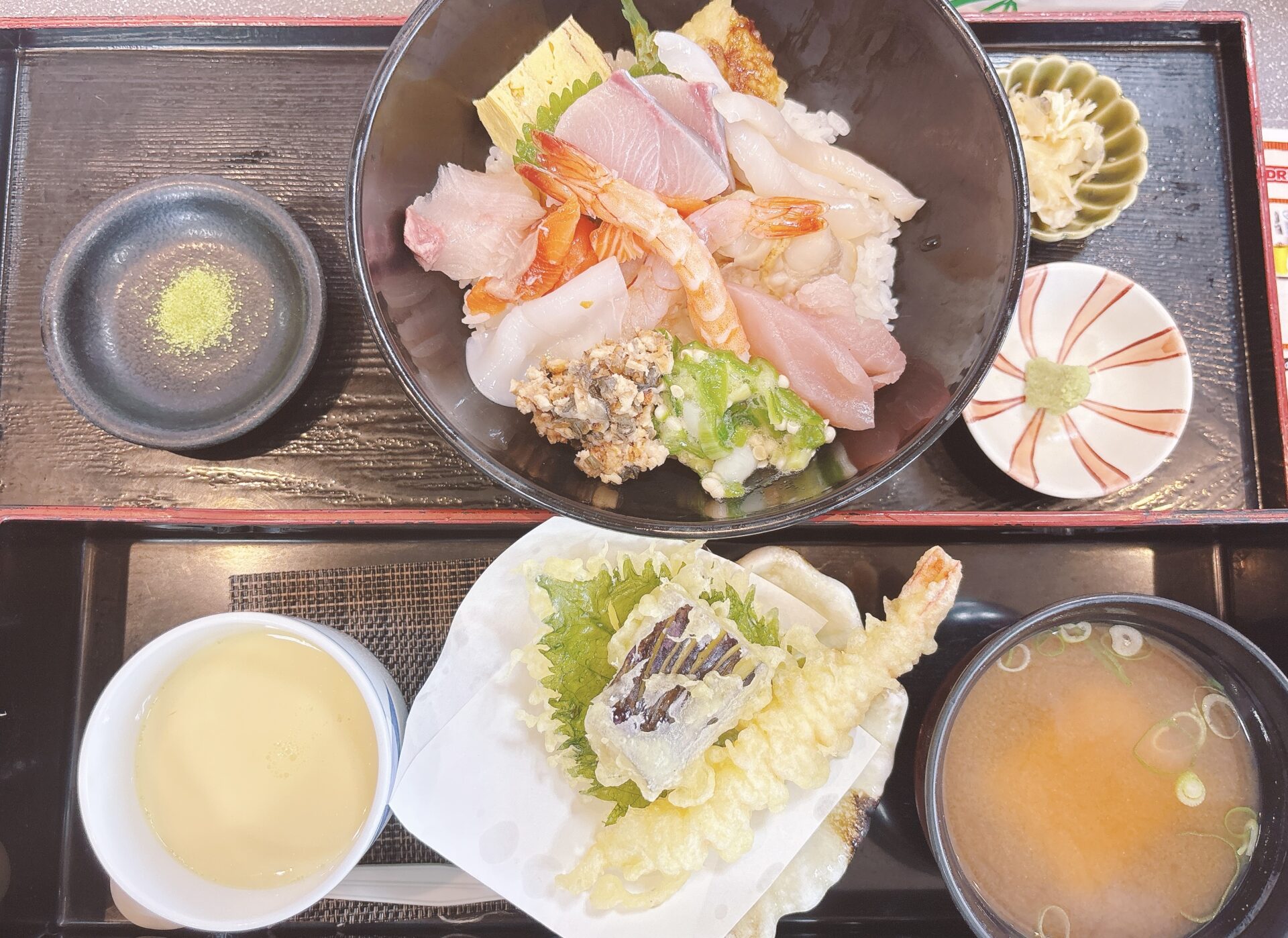 【回転居食屋 悠喜 岡山本店】ガッツリ海鮮丼ランチ!刺身・寿司好き必見!!